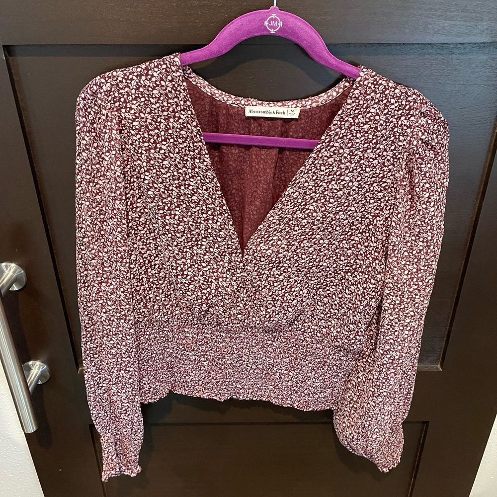 Abercrombie floral blouse